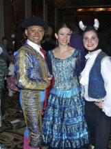 Yes, I was the bull in the Spanish dance. 